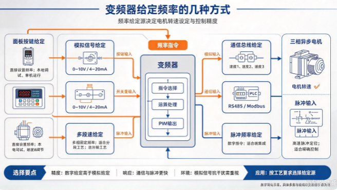 变频柜频率给定方式