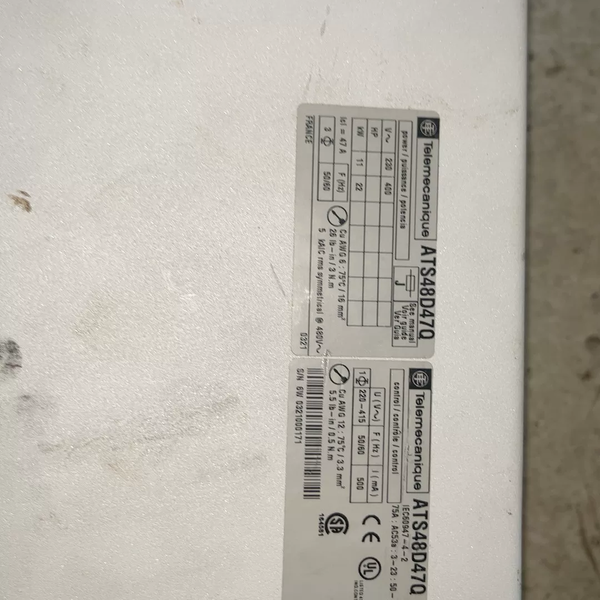 施耐德ATS48软启动器