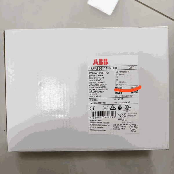 ABB PSR45-600-70软启动器